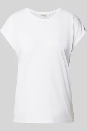 TOM TAILOR Loose Fit T-Shirt aus fließendem Viskose-Mix in , Größe L