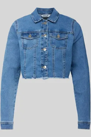 ONLY Regular Fit Jeansjacke aus Baumwoll-Mix Modell 