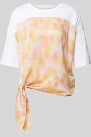 Armani Exchange T-Shirt mit geripptem Rundhalsausschnitt in , Größe L