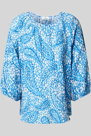 QS by s.Oliver Relaxed Fit Blusenshirt aus Viskose-Mix in , Größe 38
