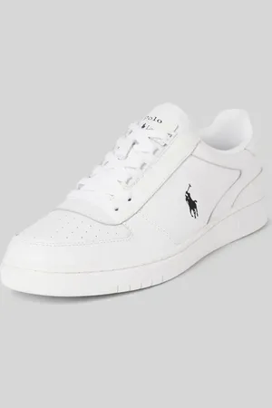 Ralph Lauren Ledersneaker mit Logo-Stitching in , Größe 41