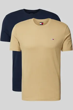 Tommy Hilfiger Slim Fit T-Shirt mit Logo-Badge im 2er-Pack in , Größe L