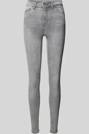 ONLY Skinny Fit Jeans im Used-Look Modell 