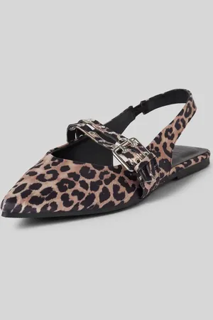 ONLY Slingback Ballerinas mit Animal-Print Modell 
