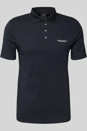 Armani Exchange Poloshirt mit Label-Print in , Größe L