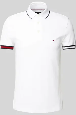 Tommy Hilfiger Slim Fit Poloshirt aus Baumwoll-Elasthan-Mix in , Größe L