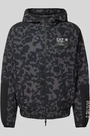 EA7 Jacke mit Label-Print Modell 