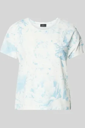 monari T-Shirt mit geripptem Rundhalsausschnitt in , Größe 36