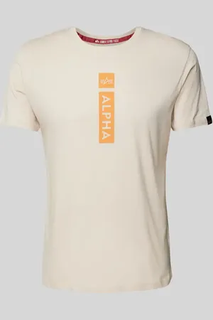 Alpha Industries T-Shirt aus reiner Baumwolle in , Größe L