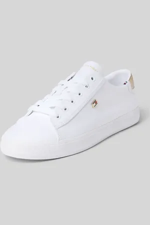 Tommy Hilfiger Low Top Sneaker mit Metallic-Besatz an Ferse in , Größe 38
