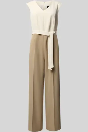 QS by s.Oliver Shaped Fit Jumpsuit mit Teilungsnähten in , Größe 38