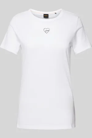 HUGO BOSS T-Shirt mit Label-Print Modell 