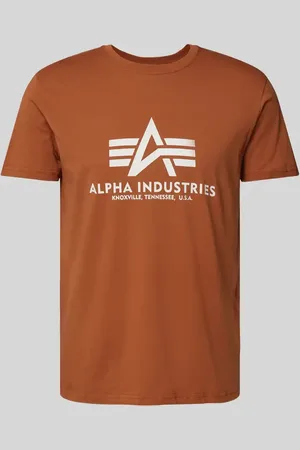 Alpha Industries T-Shirt aus reiner Baumwolle in , Größe L