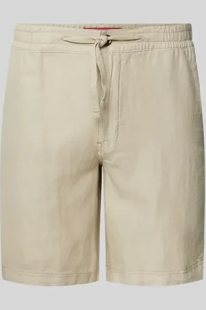 Superdry Regular Fit Leinenshorts mit Tunnelzug Modell 