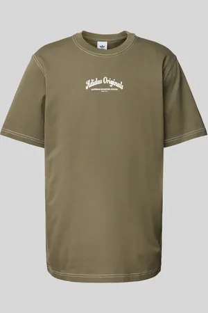 adidas T-Shirt mit Label-Print in , Größe L