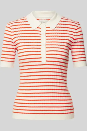 GANT Poloshirt mit gerippten Abschlüssen in , Größe L