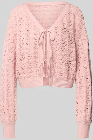 Guess Strickjacke mit Schnürverschluss in , Größe M