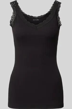 Christian Berg Tanktop mit Spitzenbesatz in , Größe L