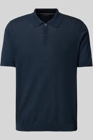 Maerz Poloshirt mit gerippten Abschlüssen in , Größe 48