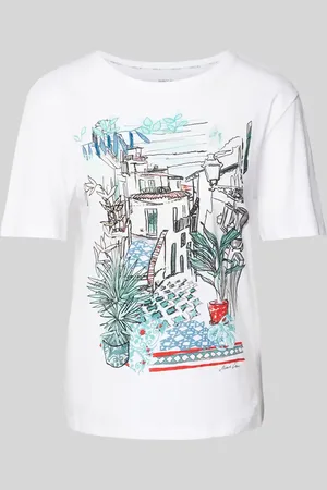 Marc Cain T-Shirt mit Motiv-Print in , Größe 34