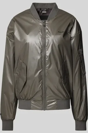 Khujo Bomberjacke mit Label-Print Modell 