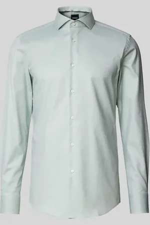 HUGO BOSS Slim Fit Business-Hemd mit Haifischkragen Modell 