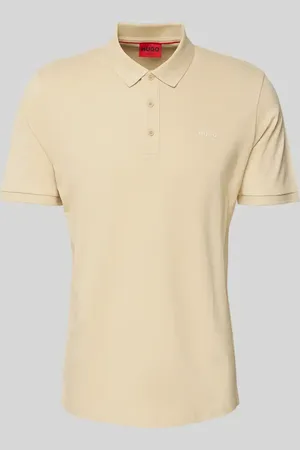 HUGO BOSS Poloshirt mit Label-Print Modell 