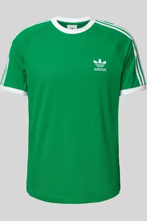 adidas T-Shirt mit geripptem Rundhalsausschnitt in , Größe L