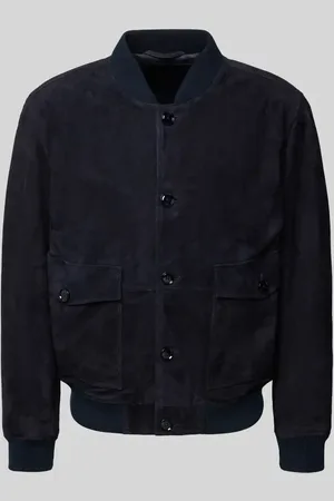 HUGO BOSS Lederjacke aus echtem Ziegenleder Modell 