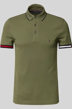 Tommy Hilfiger Slim Fit Poloshirt aus Baumwoll-Elasthan-Mix in , Größe L