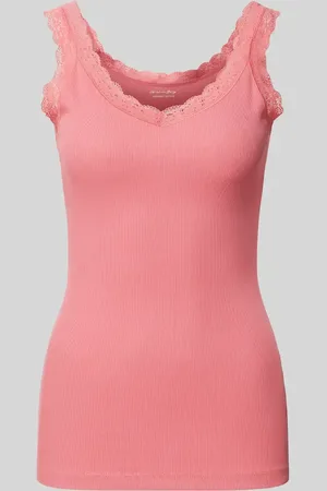 Christian Berg Tanktop mit Spitzenbesatz in , Größe L