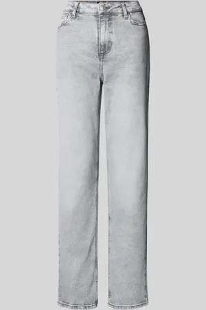 Pieces® Straight Fit Jeans aus Baumwoll-Mix Modell 