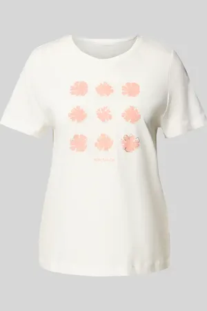 TOM TAILOR Regular Fit T-Shirt aus reiner Baumwolle in , Größe L