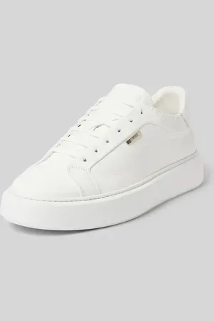Antony Morato Ledersneaker mit Label-Applikation Modell 