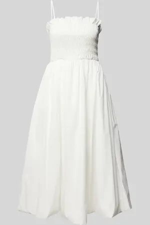 Amy Lynn Knielanges Cocktailkleid mit Smok-Details Modell 