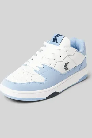 Karl Kani Ledersneaker mit Label-Details in , Größe 42