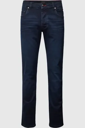 Bugatti Slim Fit Jeans in unifarbenem Design in , Größe 31/32