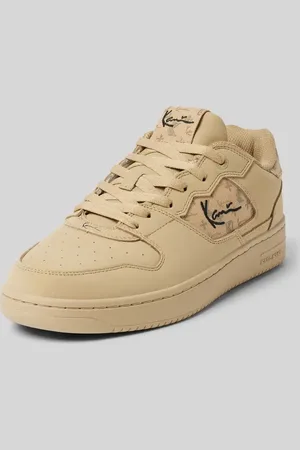Karl Kani Ledersneaker mit Label-Stitching in , Größe 41