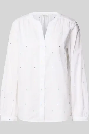 TOM TAILOR Regular Fit Langarmbluse aus reiner Baumwolle in , Größe 36