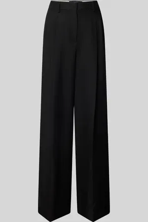 Max Mara Wide Leg Bundfaltenhose mit Bügelfalten Modell 