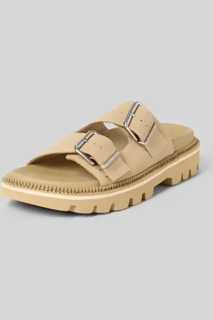 Tommy Hilfiger Pantoletten aus Veloursleder in , Größe 36
