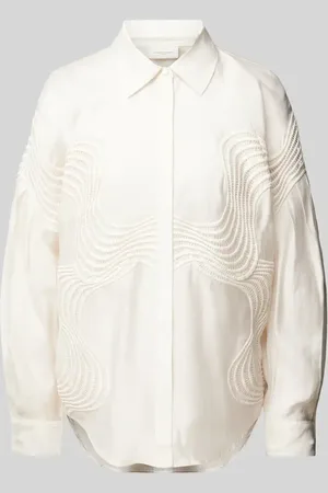 Copenhagen Muse Relaxed Fit Bluse mit Umlegekragen Modell 