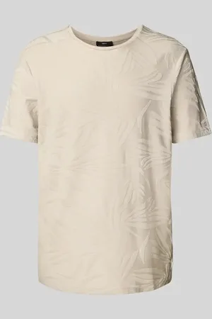 Cinque T-Shirt mit Lyocell-Anteil und Label-Detail Modell 