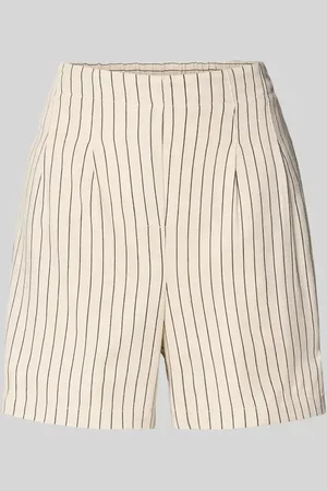 VERO MODA Regular Fit Shorts aus Viskose-Leinen-Mix Modell 