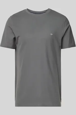 Fynch-Hatton T-Shirt mit Logo-Stitching in , Größe 3XL
