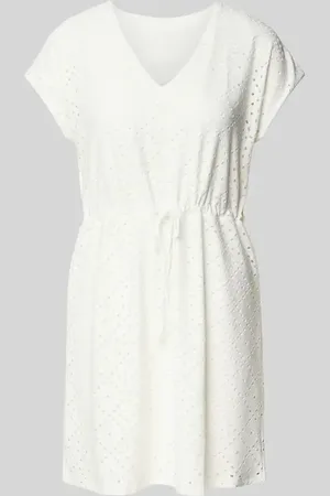 VERO MODA Tailliertes Minikleid mit Lochstickmuster Modell 