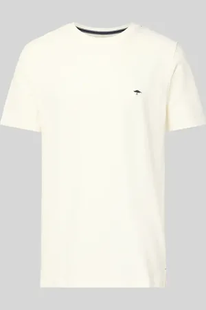 Fynch-Hatton T-Shirt mit Logo-Stitching in , Größe 3XL
