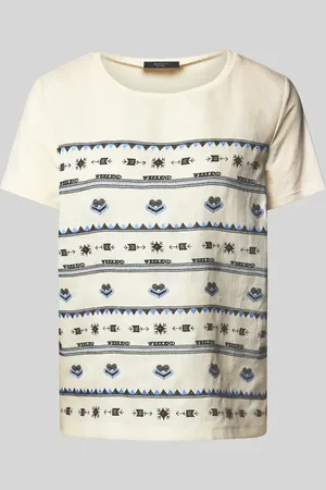 Max Mara T-Shirt mit Spitzenbesatz Modell 