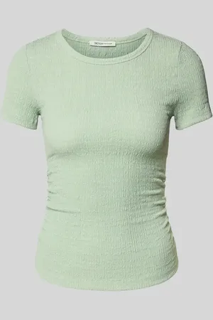 TOM TAILOR Regular Fit T-Shirt in Knitter-Optik in , Größe L