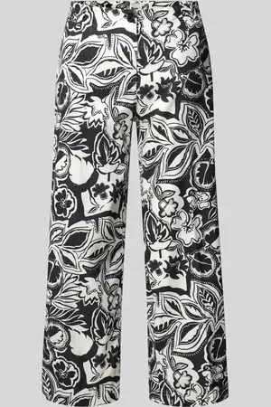Brax Straight Leg Leinenhose mit verkürztem Schnitt in , Größe 34